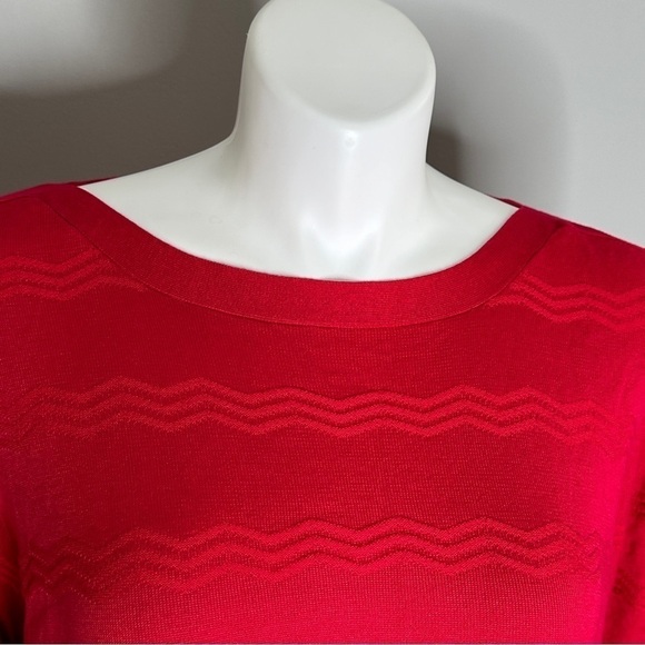 Lane Bryant red ruched side top NWT 26 / 28 - Picture 4 of 6